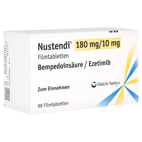 NUSTENDI 180 mg/10 mg Filmtabletten 98 Stck N3