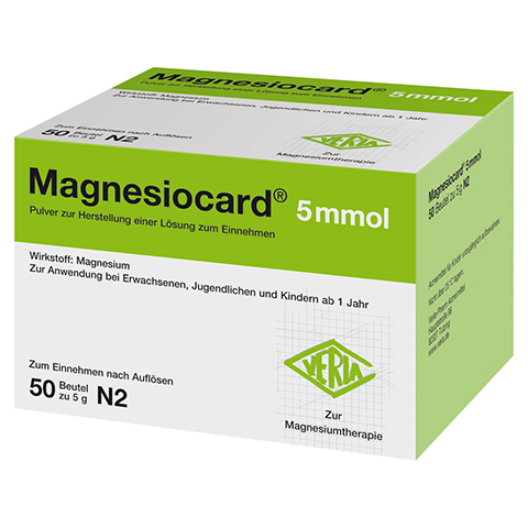 Magnesiocard 5mmol 50 Stck N2
