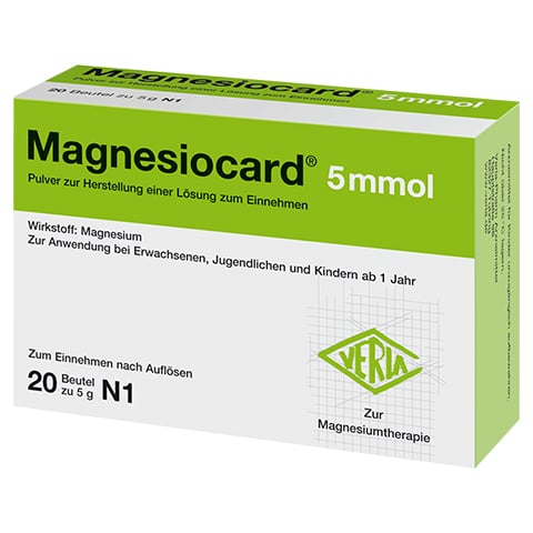 Magnesiocard 5mmol 20 Stck N1