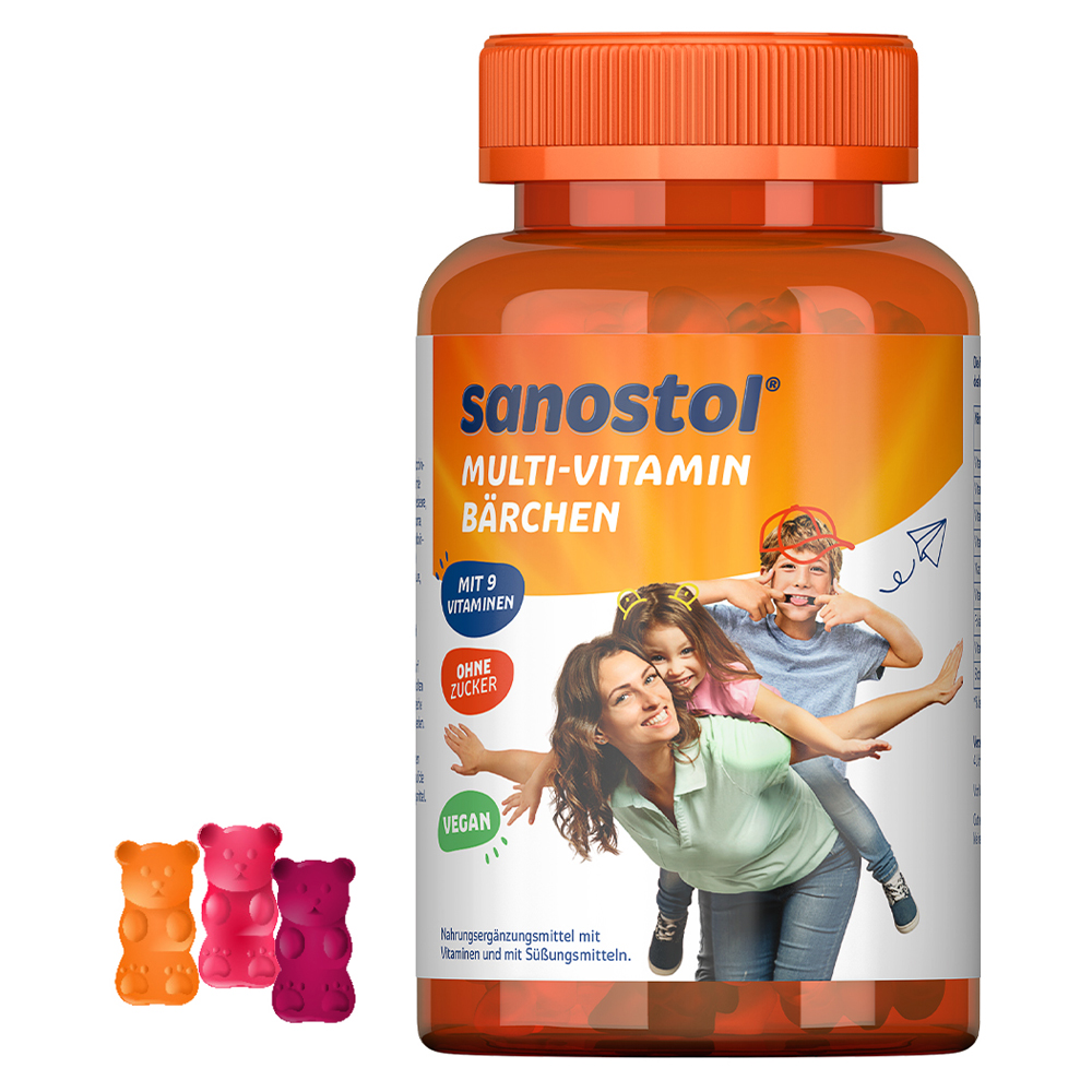 SANOSTOL Multi-Vitamin Bärchen 60 Stück