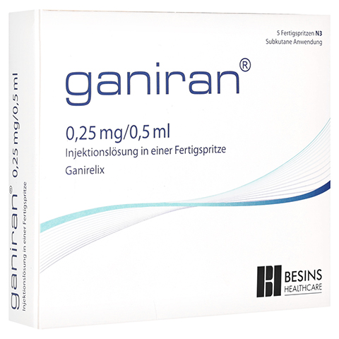 GANIRAN 0,25 mg/0,5 ml Inj.-Lsg.i.e.Fertigspr. 1x5 Stck N3