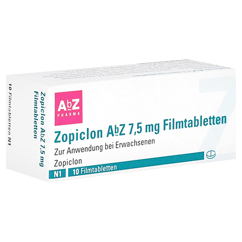 Zopiclon AbZ 7,5mg 10 Stck N1