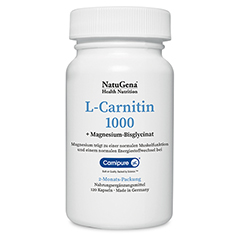 L-CARNITIN 1000 Carnipure+Magnesium vegan Kapseln 120 Stck