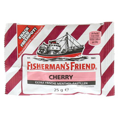 FISHERMANS FRIEND Cherry ohne Zucker Pastillen 25 Gramm