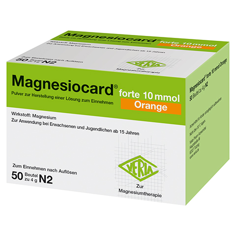 Magnesiocard forte 10mmol Orange 50 Stück N2