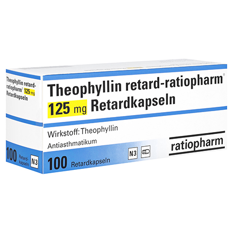 Theophyllin retard-ratiopharm 125mg 100 Stck N3