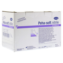 PEHA-SOFT nitrile Unt.Handsch.steril puderfrei L
