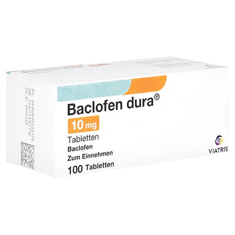 BACLOFEN dura 10 mg Tabletten 100 Stück N3