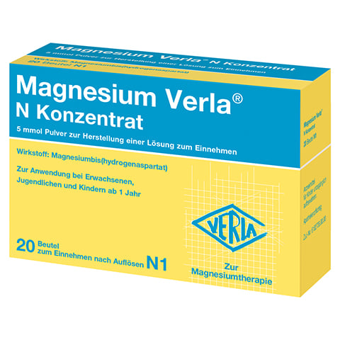 Magnesium Verla N Konzentrat 20 Stück N1