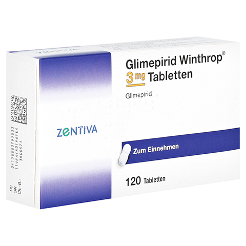 Glimepirid Winthrop 3mg 120 Stck N2