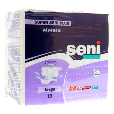 SUPER SENI Plus Inkontinenzslip L 10 Stck