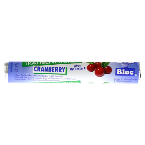 BLOC Traubenzucker Cranberry+Vitamin C Rolle 1 Stck