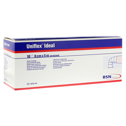 UNIFLEX ideal Binden 8 cmx5 m wei lose 10 Stck