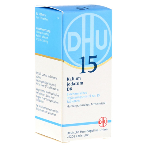 BIOCHEMIE DHU 15 Kalium jodatum D 6 Tabletten 80 Stück N1