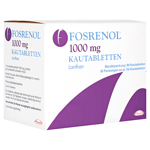 FOSRENOL 1000 mg Kautabletten 90 Stck N2