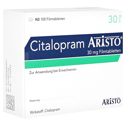 Citalopram Aristo 30mg 100 Stck N3