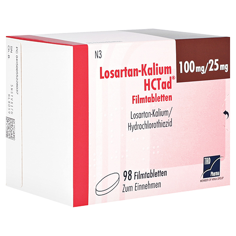 Losartan-Kalium HCTad 100mg/25mg 98 Stck N3