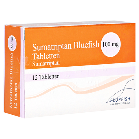 Sumatriptan Bluefish 100mg 12 Stck N3