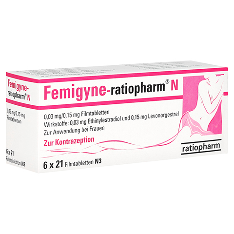 Femigyne-ratiopharm N 6x21 Stck N3
