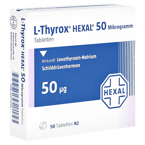 L-Thyrox HEXAL 50 Mikrogramm 50 Stck N2