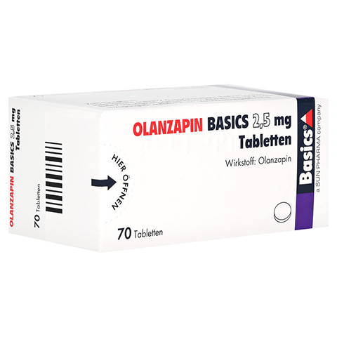 OLANZAPIN BASICS 2,5mg 70 Stck N3