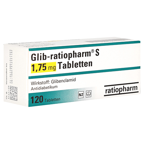 Glib-ratiopharm S 1,75mg 120 Stck N2