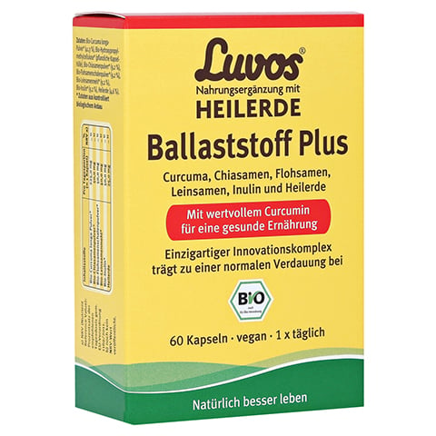 LUVOS Heilerde Bio Ballaststoff Plus Kapseln 60 Stck