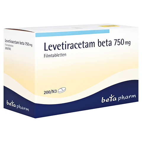 Levetiracetam beta 750mg 200 Stück N3