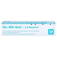 Ibu 400 akut-1A Pharma 10 Stück N1 - Unterseite