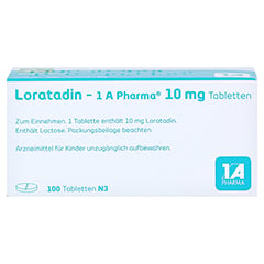 Loratadin-1A Pharma 100 Stück N3 - Oberseite
