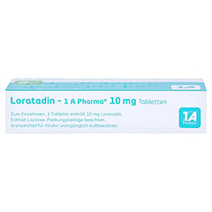 Loratadin-1A Pharma 20 Stck N1 - Oberseite