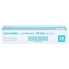Loratadin-1A Pharma 20 Stck N1 - Unterseite
