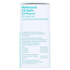 Ambroxol 15 Saft-1A Pharma 100 Milliliter N1 - Linke Seite