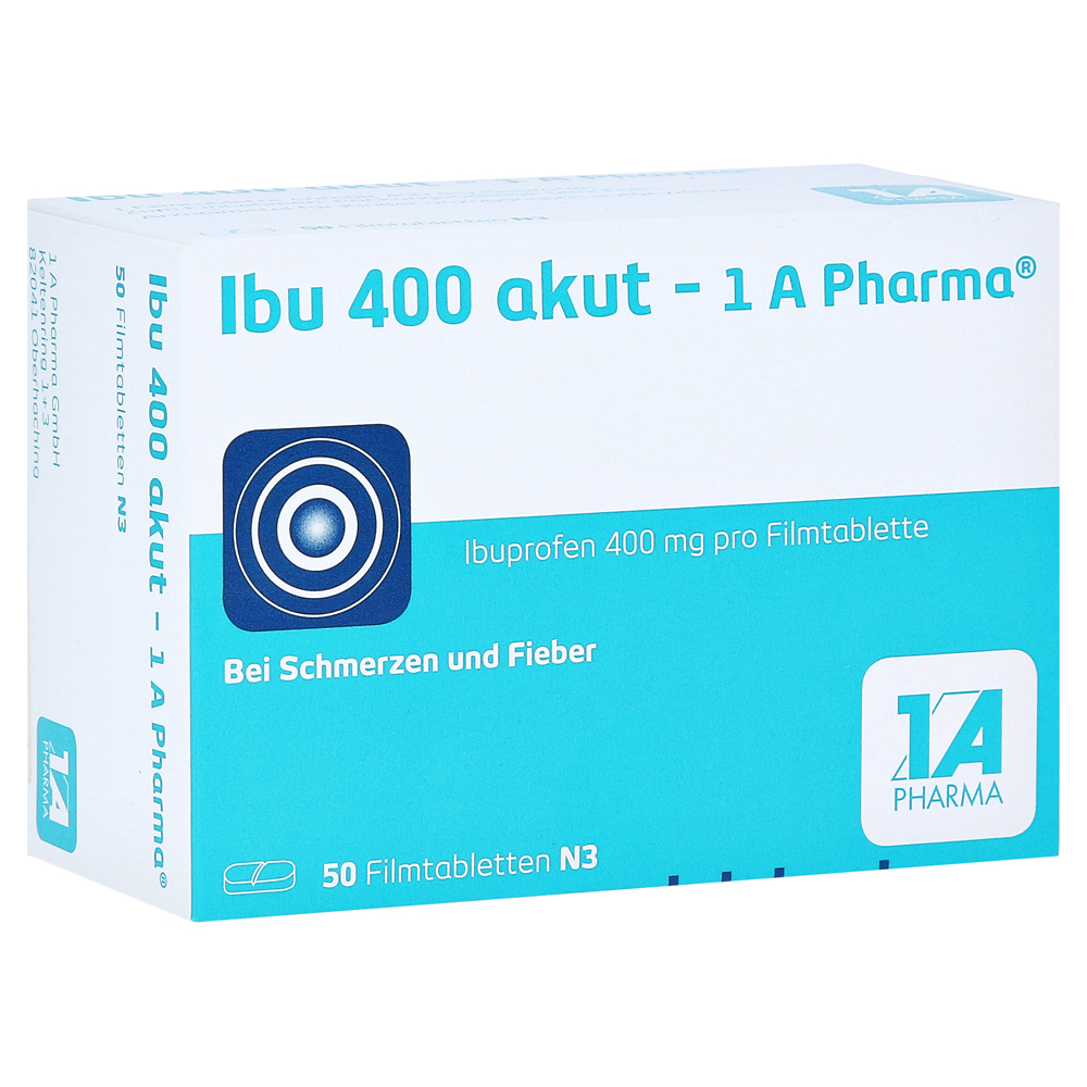 Ibu 400 akut-1A Pharma 50 Stück N3 online bestellen - medpex