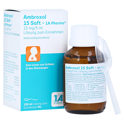 Ambroxol 15 Saft-1A Pharma 100 Milliliter N1