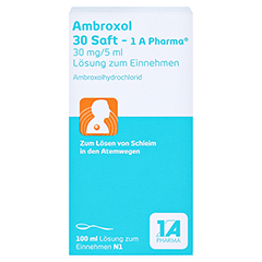 Ambroxol 30 Saft-1A Pharma 100 Milliliter N1 - Vorderseite