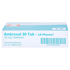 Ambroxol 30 Tab-1A Pharma 20 Stück N1 - Unterseite