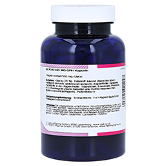 GLYCIN 500 mg GPH Kapseln 180 Stck - Rckseite