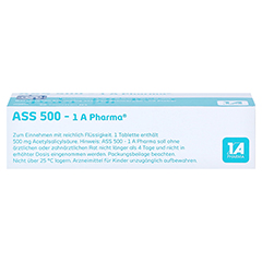 ASS 500-1A Pharma 30 Stück N2 - Oberseite