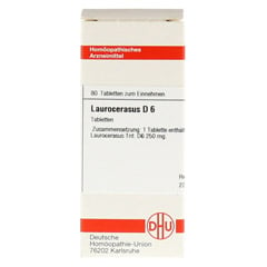 LAUROCERASUS D 6 Tabletten 80 Stück N1 - Vorderseite
