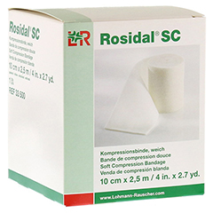 ROSIDAL SC Kompressionsbinde weich 10 cmx2,5 m 1 Stck