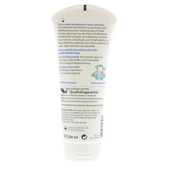 LAVERA Baby & Kinder sensitiv Waschlotion&Shampoo 200 Milliliter - Rückseite