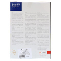 SCAR FX Silikon Narben Pflast.3,75x22,5cm 1 Stück - Rückseite