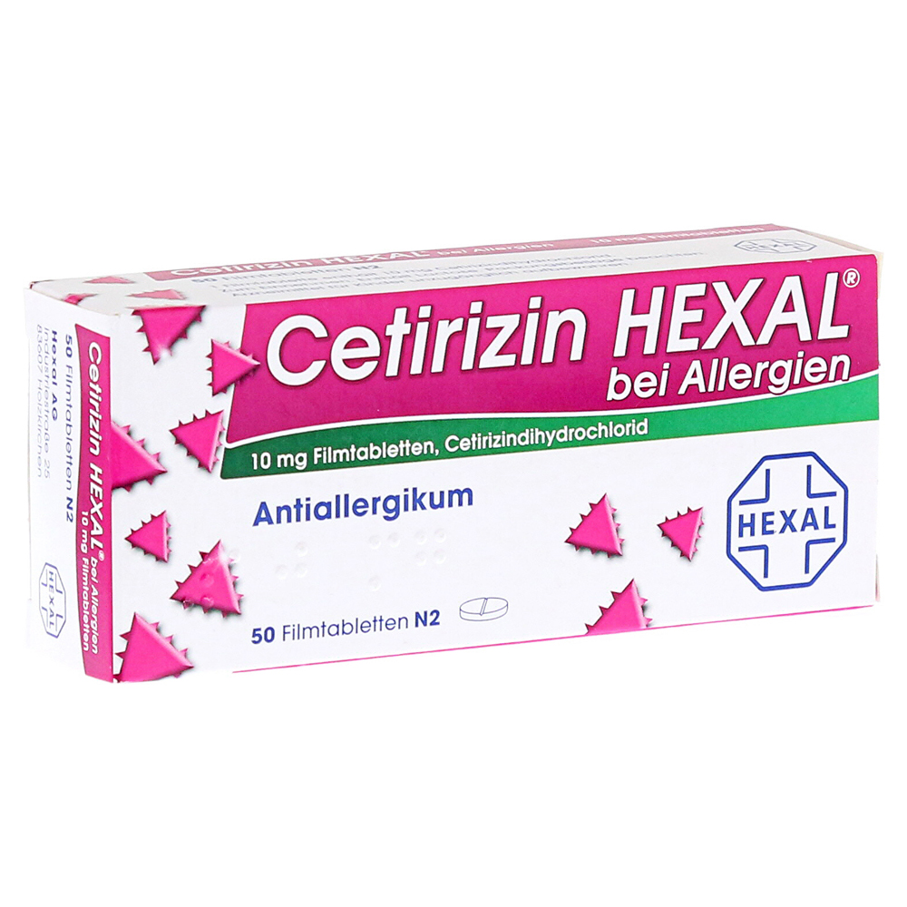 Erfahrungen zu Cetirizin HEXAL bei Allergien 50 Stück N2 - medpex