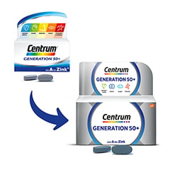 Centrum Generation 50+ Tabletten 180 Stck - Info 1