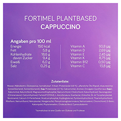 FORTIMEL PlantBased 1,5 kcal Cappuccino 4x200 Milliliter - Info 6
