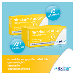 NICOTINAMID axicur 200 mg Tabletten 100 Stck N3 - Info 8