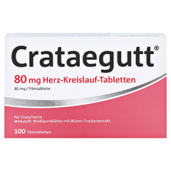 Crataegutt 80mg Herz-Kreislauf-Tabletten 100 Stck - Rckseite
