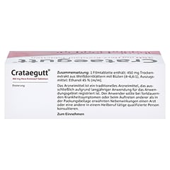 Crataegutt 450mg Herz-Kreislauf-Tabletten 100 Stück - Oberseite