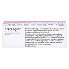 Crataegutt 80mg Herz-Kreislauf-Tabletten 100 Stck - Oberseite
